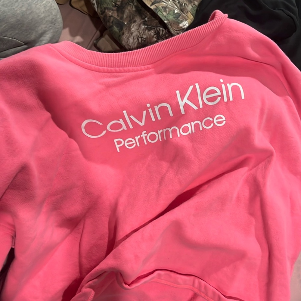 Pink sweatshirt XS Calvin performance
